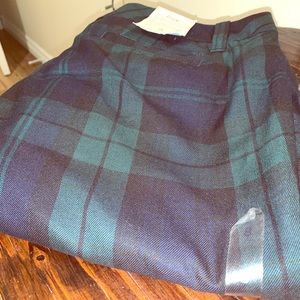 Tommy hilfiger plaid trousers